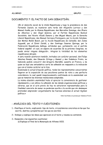 el pacto de san sebastián.