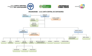ORGANIGRAMA - U.A.E JUNTA CENTRAL DE CONTADORES
