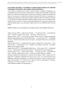 COAUTORÍA MATERIAL. SE GENERA CUANDO EXISTE ENTRE