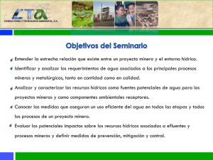 Entender la estrecha relación que existe entre un proyecto minero y