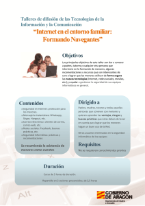“Internet en el entorno familiar: Formando Navegantes”