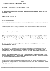 El Gobierno elimina la universidad del Cicpc