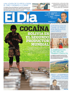 bolivia es el segundo productor mundial