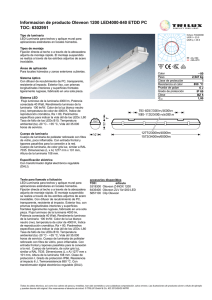Informacion de producto Oleveon 1200 LED4000