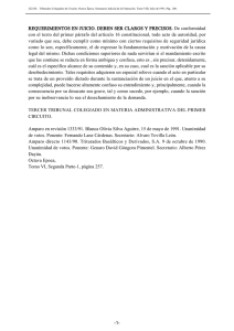 REQUERIMIENTOS EN JUICIO. DEBEN SER CLAROS Y
