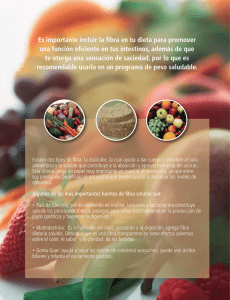 Es importante incluir la fibra en tu dieta para promover una función