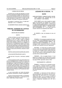 Renovación cargo Juez de Paz.