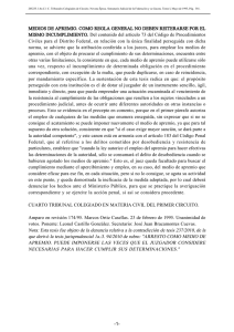 MEDIOS DE APREMIO. COMO REGLA GENERAL NO DEBEN