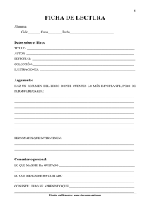 Ficha de Lectura para Estudiantes