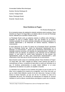 Ensayo 12 hombres en pugna