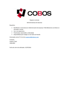 Requiere contratar Administrador(a) de empresas Requisitos