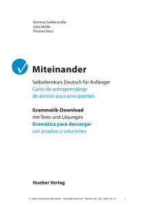 Miteinander – Grammatik-Download – Spanisch
