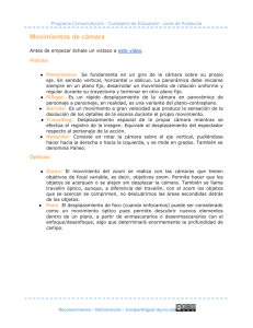 Movimientos de cámara