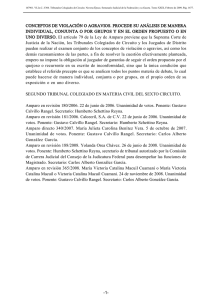 conceptos de violación o agravios. procede su análisis de manera