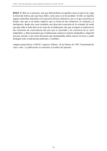 Dolo: Definición y Prueba en Derecho Penal Mexicano