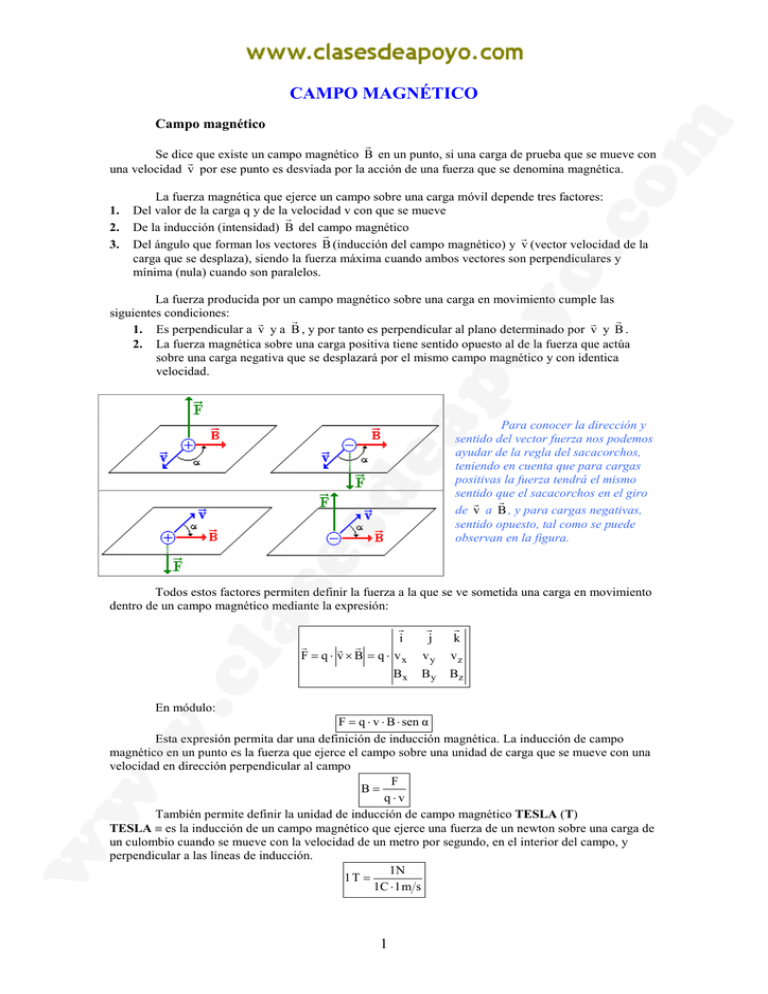 5.1 Campo Magnético. Teoria