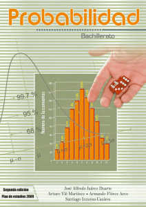 Probabilidad: Libro de texto de probabilidad para bachillerato