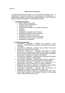 Objetivos OBJETIVOS GENERALES