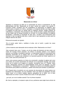 Discurso relanzamiento de Madurando en el Amor
