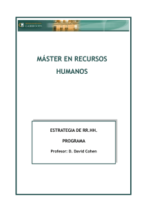 máster en recursos humanos - Centro de Estudios Garrigues