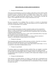 Principios del entrenamiento deportivo