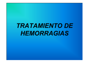 tratamiento de hemorragias
