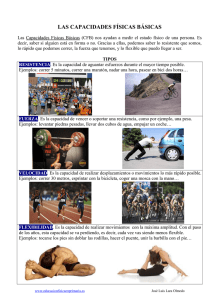 Las Capacidades Físicas Básicas