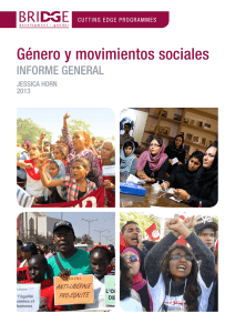 Informe General — Género y movimientos sociales