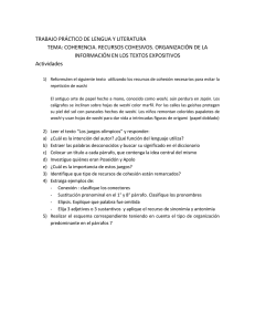 TRABAJO PRÁCTICO DE LENGUA Y LITERATURA 3° D Y F