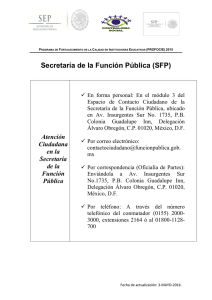 Secretaría de la Función Pública (SFP)
