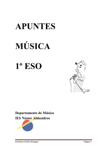 Apuntes de Música 1º ESO: Sonido, Ritmo y Melodía