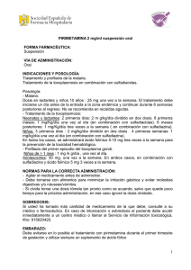 PIRIMETAMINA 2 mg/ml ORAL