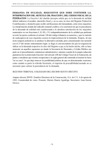 DEMANDA DE NULIDAD, REQUISITOS QUE DEBE CONTENER LA