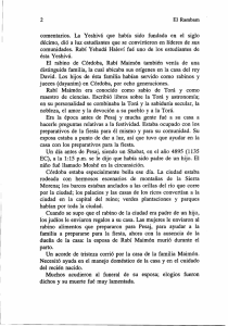 2 El Rambam comentarios. La Yeshiva que habia sido fundada en