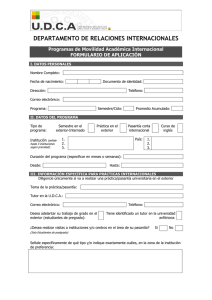 DEPARTAMENTO DE RELACIONES INTERNACIONALES