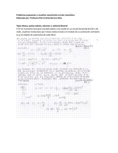 Problemas propuestos y resueltos movimiento