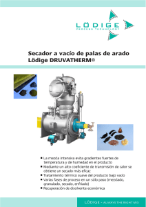 Secador a vacío de palas de arado Lödige DRUVATHERM®
