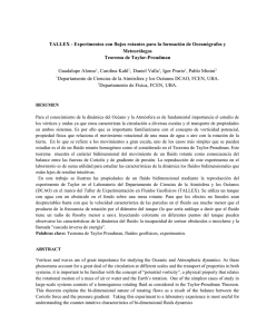 Columnas de Taylor - Introduccion a la Dinámica del Océano