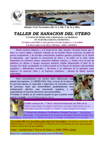 taller de sanacion del utero