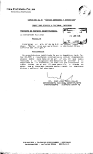 COMISION No 5: "NUEVOS DERECHOS Y GARANTIAS