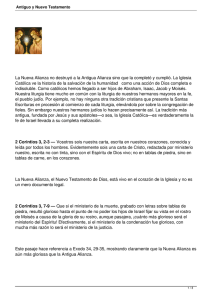 Antiguo y Nuevo Testamento