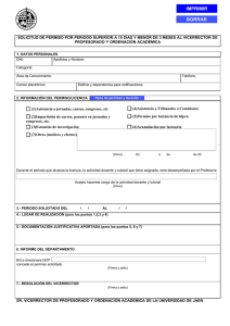 Solicitud de permiso superior a 15 días y menor de 3 meses al