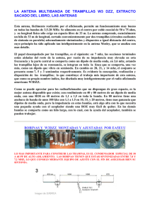 Antena Multibanda W3DZZ: Diseño y Funcionamiento