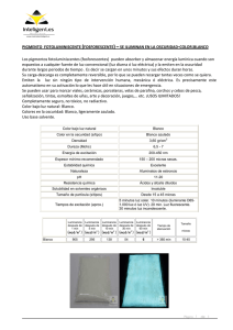 PIGMENTO FOTOLUMINISCENTE (FOSFORESCENTE)–SE