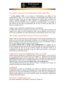 Preguntas frecuentes de Láser