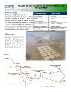 Descripción Características PLANTA DE TRATAMIENTO
