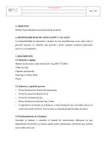 Procedimiento de Pesaje: Balanzas de Precisión en Laboratorio
