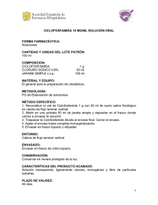 CICLOFOSFAMIDA 10 mg/ml ORAL