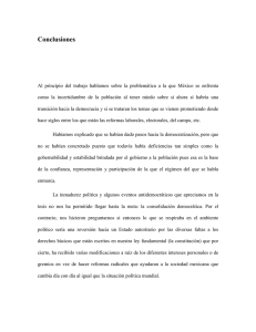Podemos concluir que se deberían de transformar estas formas de