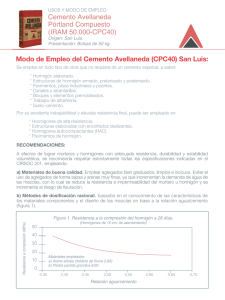 Cemento Avellaneda Pórtland Compuesto (IRAM 50.000